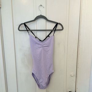 Capezio Strappy Back Leotard. Great condition! Light purple with black trim! 💜